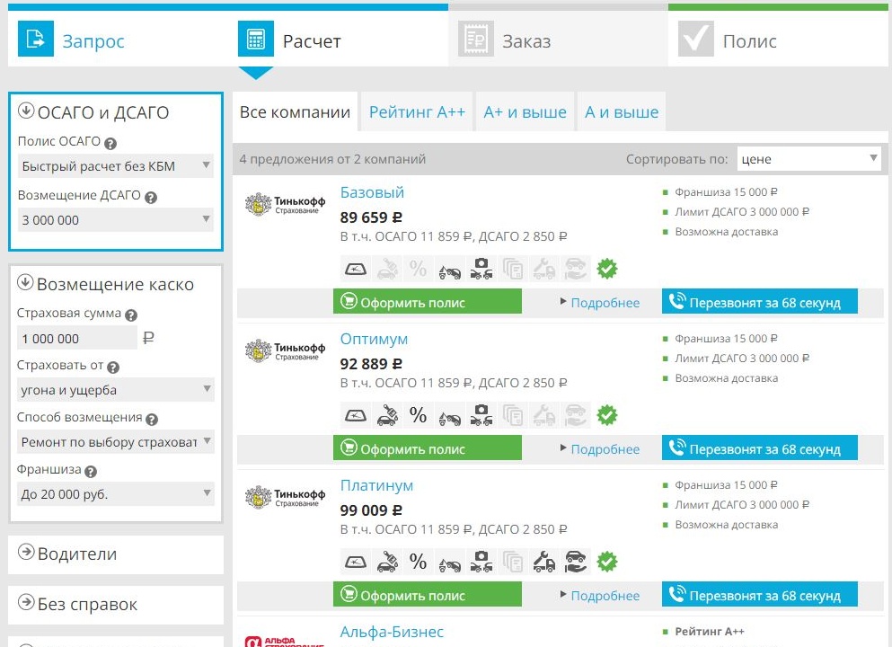 Страховые полисы ДСАГО и ОСАГО — в чем различие