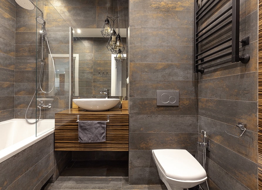 Дизайн ванны совмещенной с туалетом фото